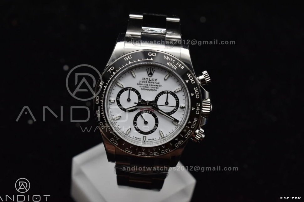 126500 In 1:1 White 1054 904L Dial Factory SBF Rolex Daytona Steel Movement VS SL4801 FreshLook 0919